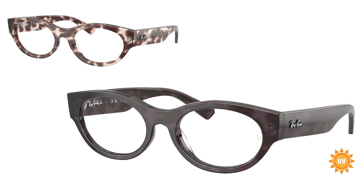 Ray-Ban RX5447 8461 Ovalado Tortoise Grey gafas | GafasWorld Colombia