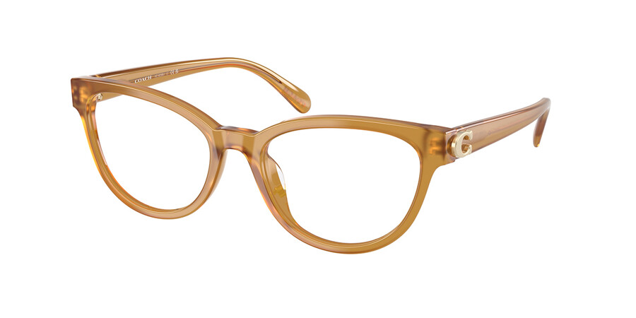 Coach HC6258U 5774 Ovalado Pearly Amber Orange gafas | GafasWorld Colombia